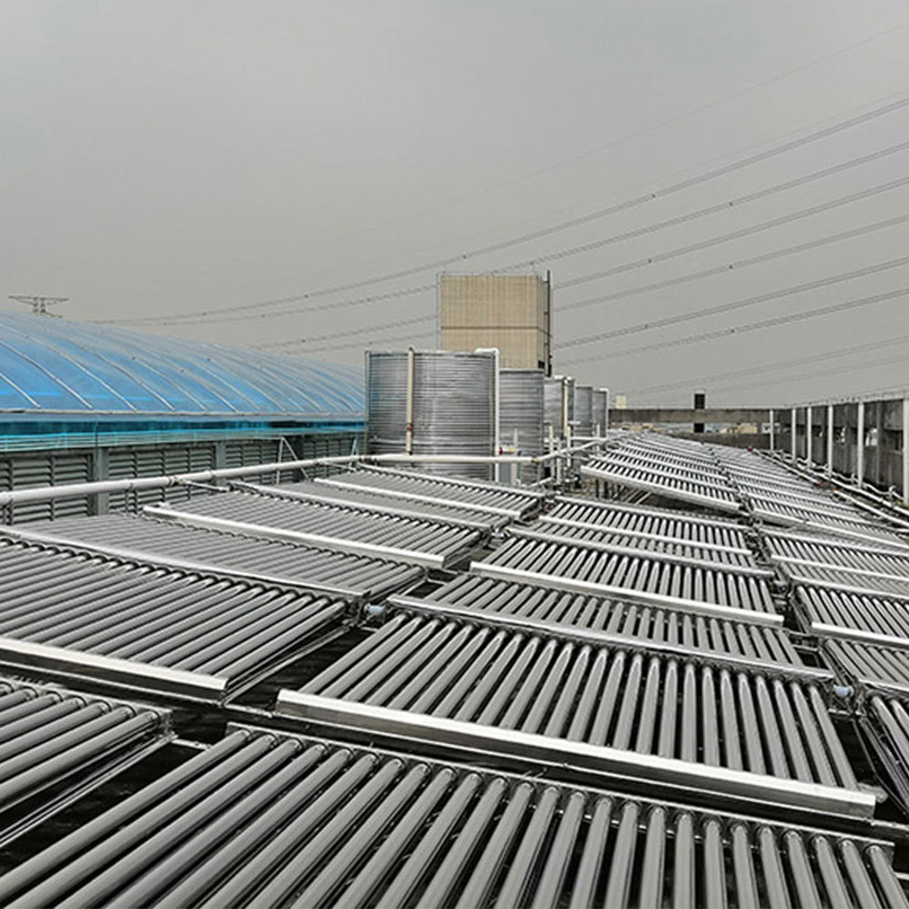 Solar Water Heater Manifold Stainless Steel Insulated Water Tank Central Hot Water System Electric Heating Automatic Water Supply Constant Temperature