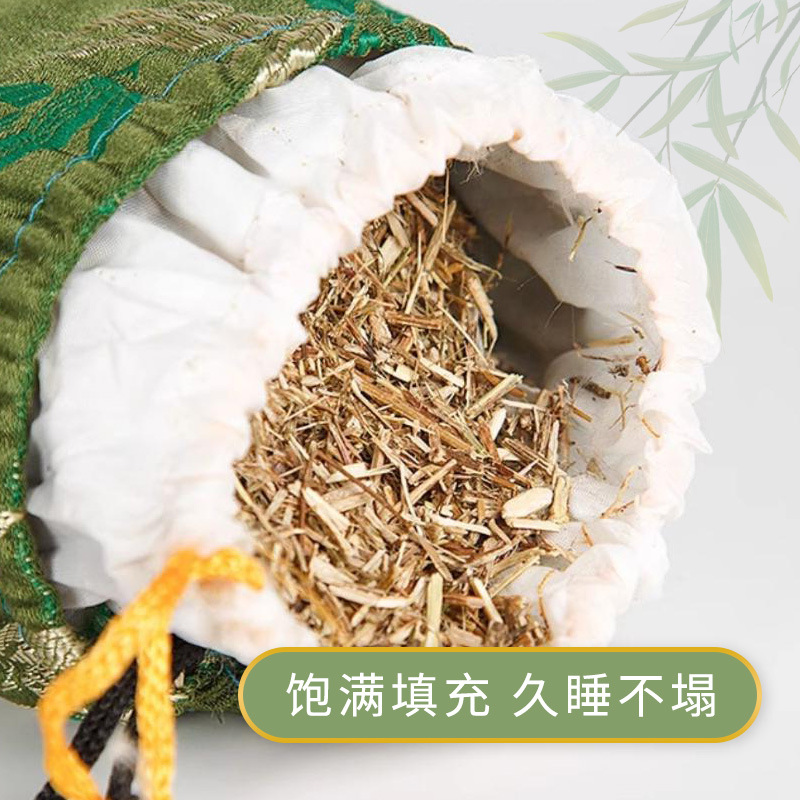 Mugwort Cervical Spine Pillow Mat Cylindrical Pillow Pure Mugwort Household Cervical Spine Cylindrical Candy Mugwort Pillow Manufacturer Wholesale