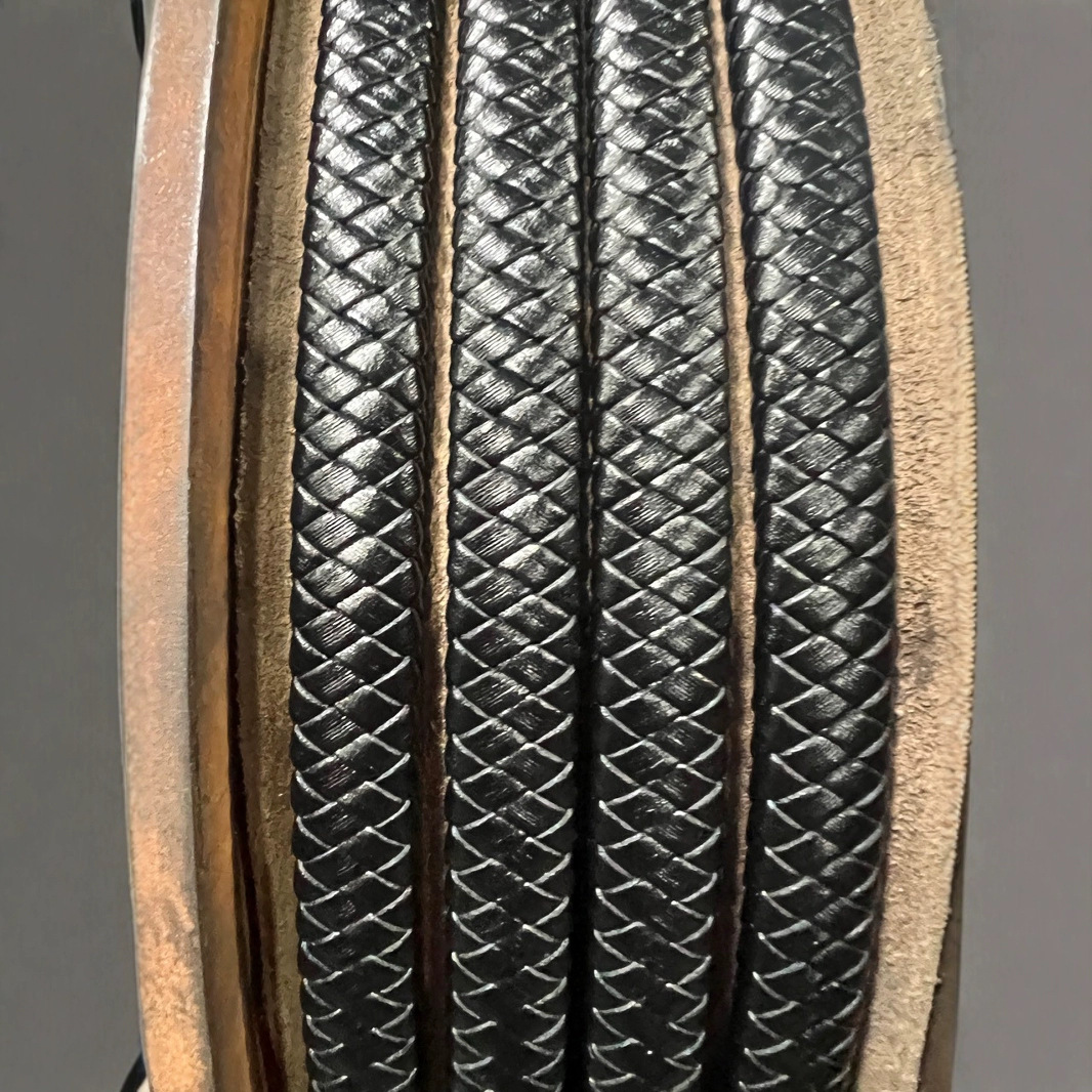 DIY Multi-Strand Braided Pu Bracelet Core-Spun Pu Leather Cord Korean and Japanese Foreign Trade Popular Bracelet Wristband Pu Faux Leather Cord