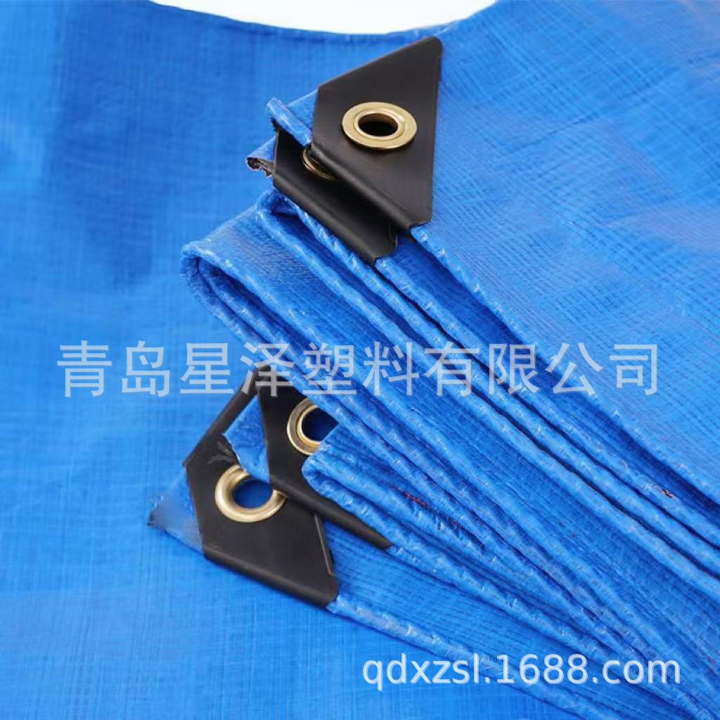 Source Factory Polyethylene Pe Blue Tarpaulin 120-160g Rainproof Tarpaulin Waterproof, Heat-Resistant, Tear-Resistant and Wear-Resistant
