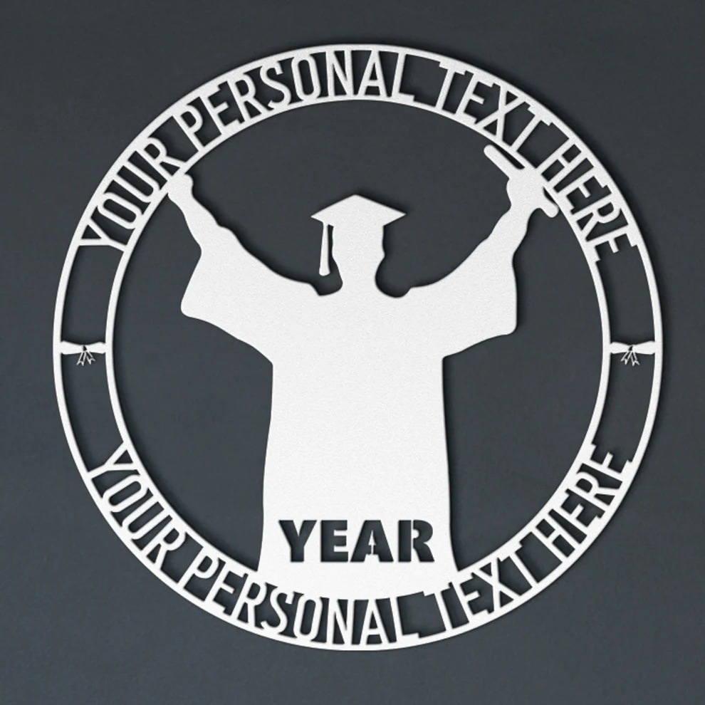 Металлические знаки на стену для выпускников, декор для стен на выпускной