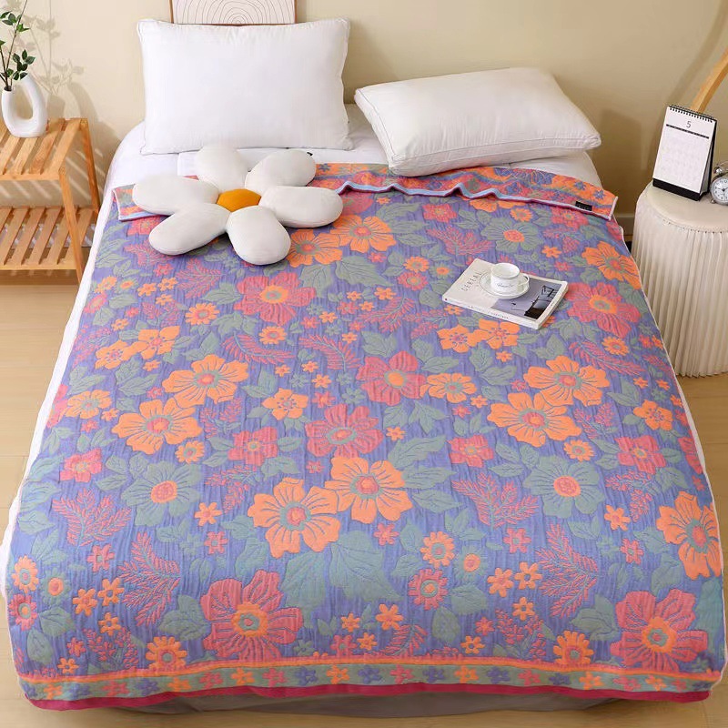 Прямые поставки с фабрики, шестислойное марлевое одеяло для взрослых, одеяло для кондиционера на лето