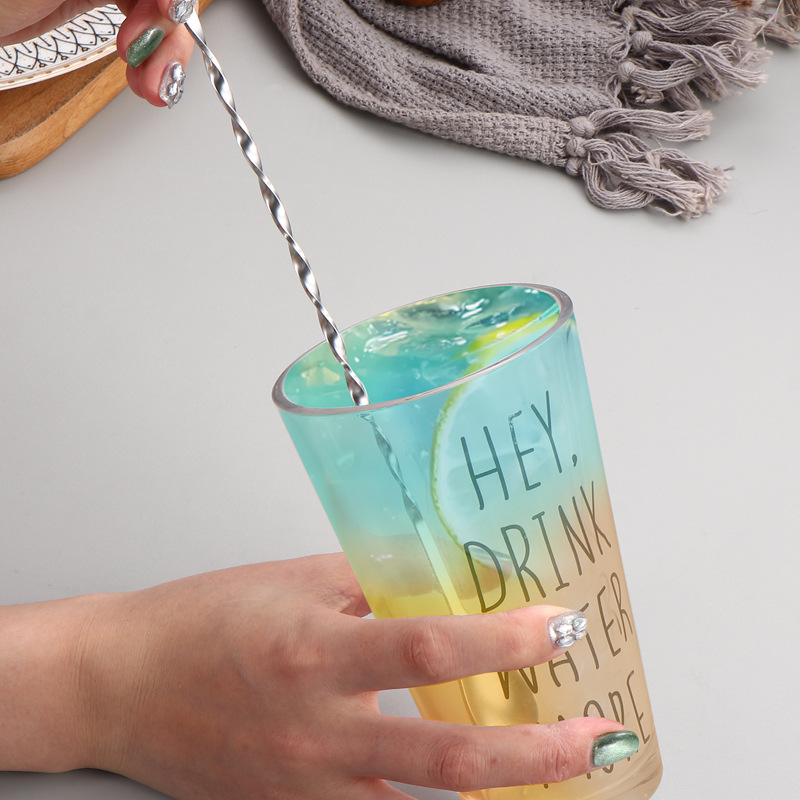 304 Stainless Steel Long Handle Mixer Bar Spoon Ice Clip Double Cocktail Mixing Spoon Coffee Milk Tea Mixing Spoon