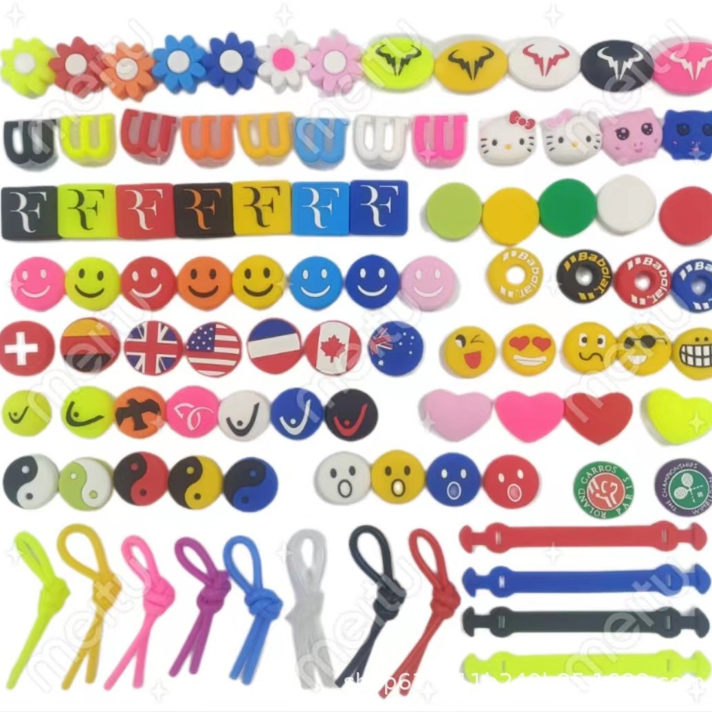 Silicone squash racket tennis racket shock absorber shock absorber a variety of styles mixed batch sample factory wholesale