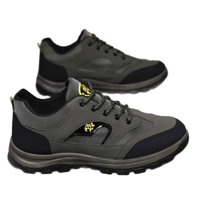 Foreign Trade Large Size Men's Single Cotton Hiking Shoes Thick Sole Lightweight Comfortable Versatile Casual Outdoor Hiking Non-Slip Running Shoes
