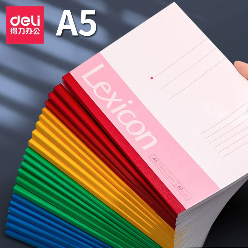 Тетрадь Deli A5 без проводов, клеевой блокнот, 30 страниц, мягкая копия, офисный блокнот для студентов