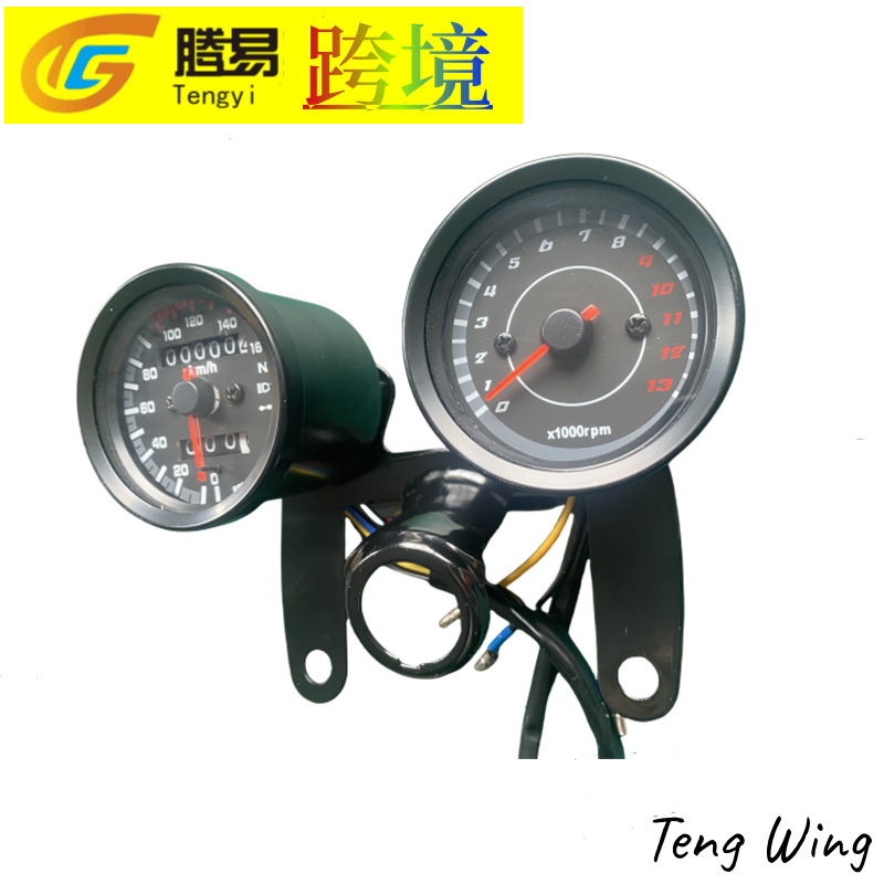 Supply of Foreign Trade Motorcycle Retro Instruments Harley Cruise Prince Car Modified Odometer Tachometer Instrument Panel