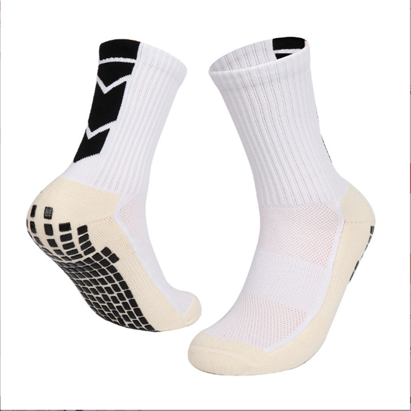 Hot-Selling Mid-Calf Non-Slip Professional Football Socks for Men, Thickened Towel Bottom Training Socks, Children's Socks