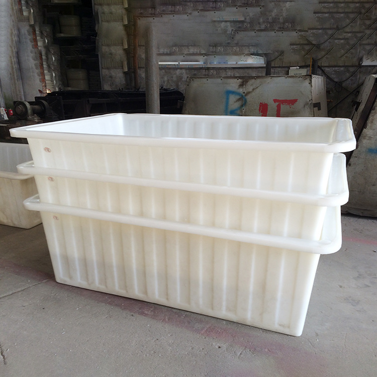 Plastic Thickeneded Beef Tendon Square Box Water Tank Clinker White Food Grade 1000 Liter Pe Aquaculture Box Beef Tendon Square Box