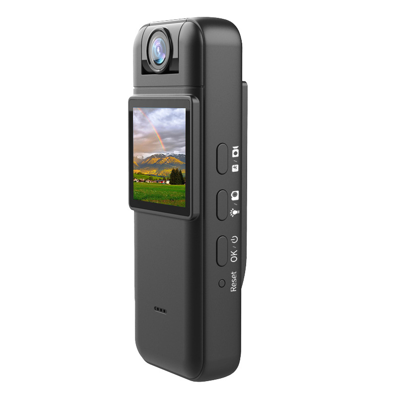 CS11 Backclip Recorder Chest Law Enforcement Wearable Conference Recorder 180 ° WiFi Camera