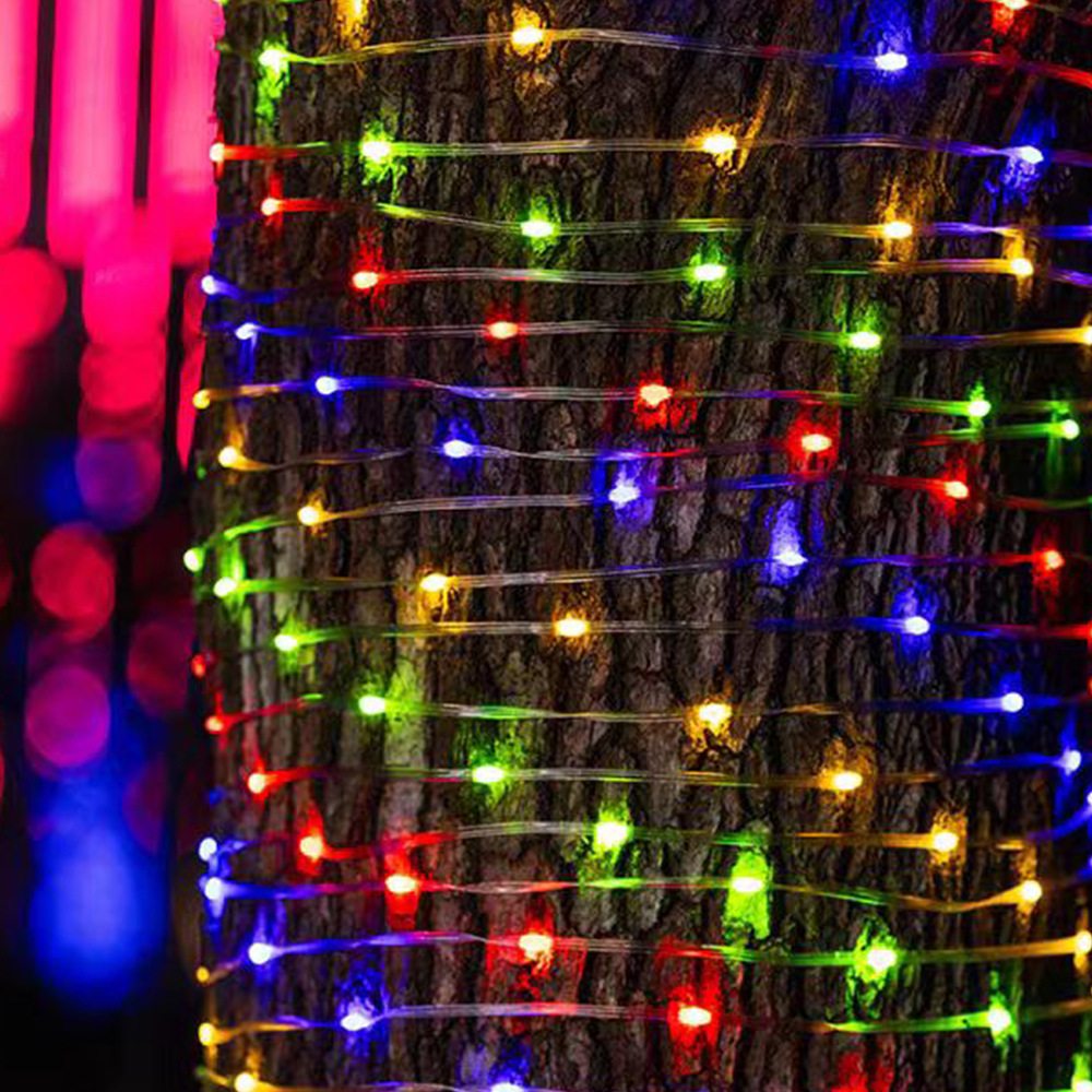 12V Symphony Leather Wire Light String Christmas Decorative Light Cross-Border Symphony Rgb Bluetooth App Atmosphere Light Decorative Light