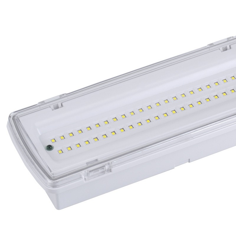 Светодиодный аварийный светильник, пожарный аварийный свет, IP65 водонепроницаемый, свет с самопроверкой, 50 светодиодов, 400LM