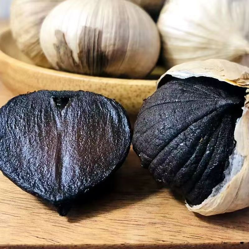 Shipped from the Place of Origin Jinxiang Fermented Black Garlic Jinxiang Specialty 250g Single Head Black Garlic