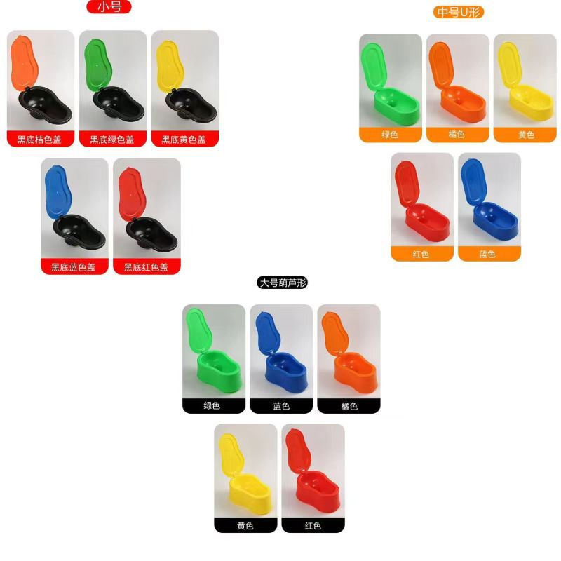 Temporary Toilet for Decoration, Disposable Small Squatting Pit Construction, Temporary Simple Squatting Toilet, Deodorant Flushable Potty