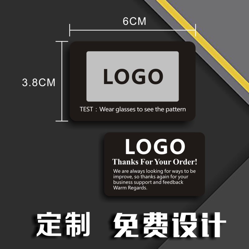 Зарубежная торговля обычная 4x 6 см поляризованные солнцезащитные очки защитные очки тестовая карточка бесплатный дизайн может быть обработан по заказу
