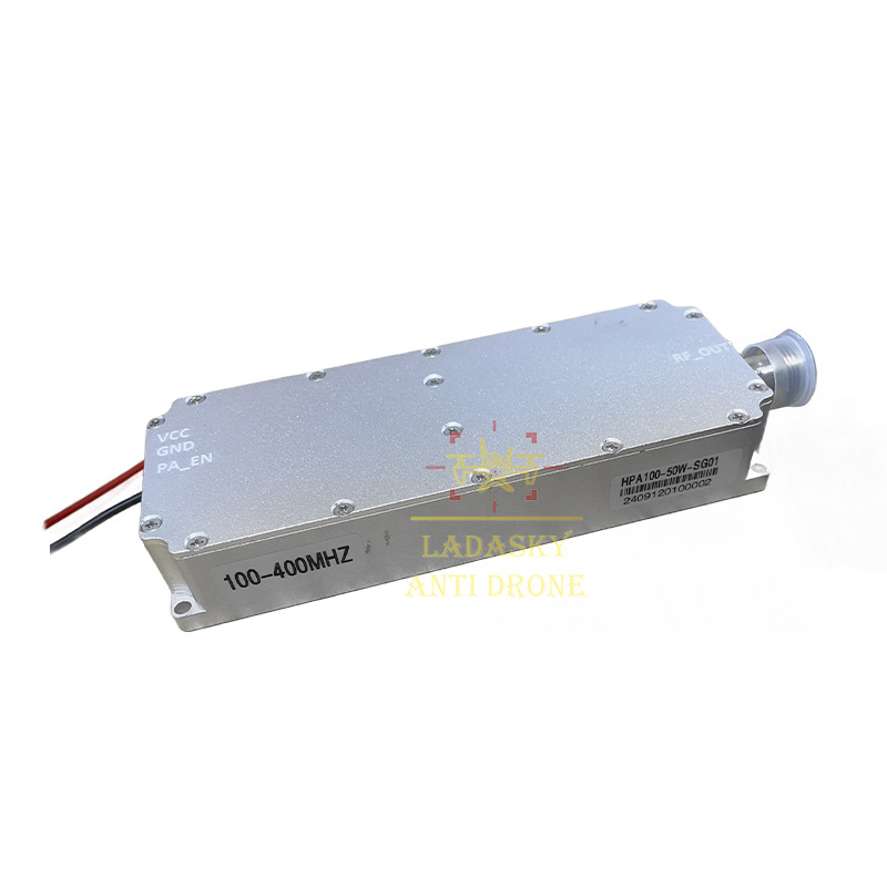 50W Amplifier Wideband Data Source Gan Module 100m-1050m Multi-Band Optional Drone Power Amplifier Module