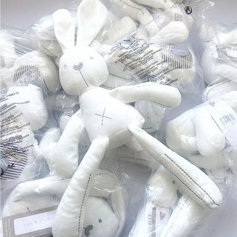 Soothing warm-hearted goods exported to UK papa rabbit Foreign trade original order ins doll baby soothing toys for children