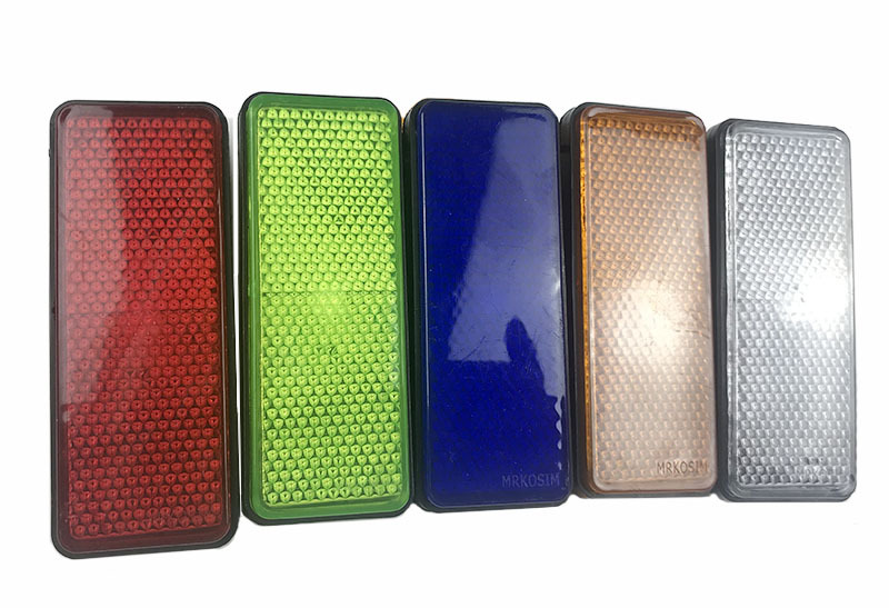 General-purpose modified accessories for motorcycles and electric vehicles, tail plate, mud shield, safety warning plate, square reflector, reflector