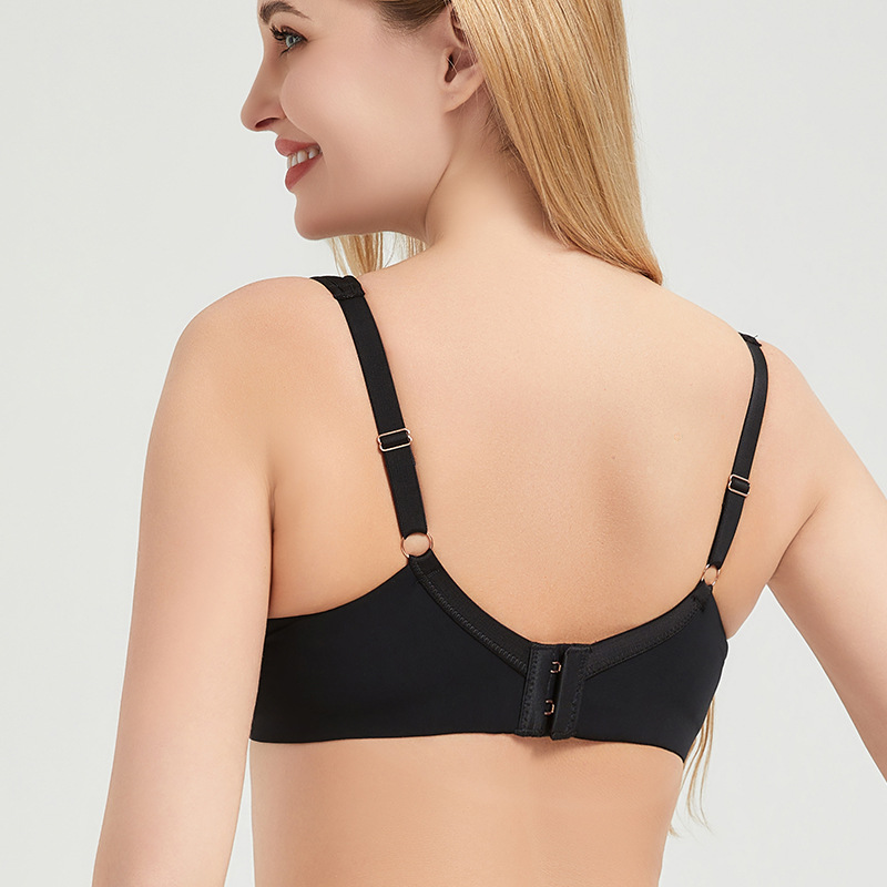 Cross-Border Large Size Underwear for Women with Big Breasts, Anti-Sagging, Push-Up, Breathable, Traceless, Large Cup Bra for Fat Girls Wholesale