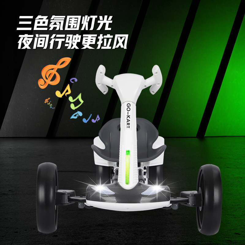 Children's Kart Electric Four-Wheeler Foldable and Portable Stroller Children's Car Toy Lightweight and Installation-Free