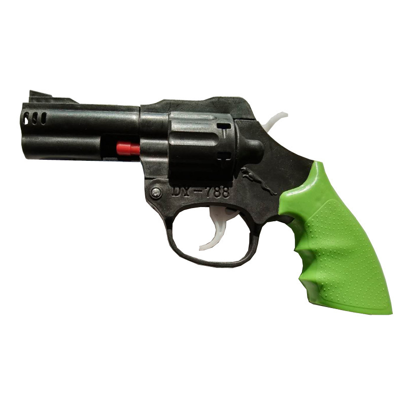 788 Smash Gun Paper Gun Plastic Revolver Toy Gun 7080 Nostalgic Safety Toy Cannot Be Fired