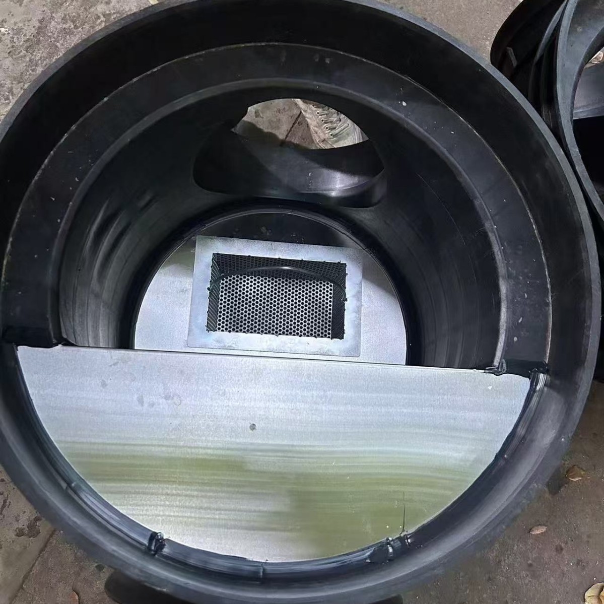 Rainwater Collection and Recycling Composite Flow Filtration Device Sponge City Stormwater Diversion Device