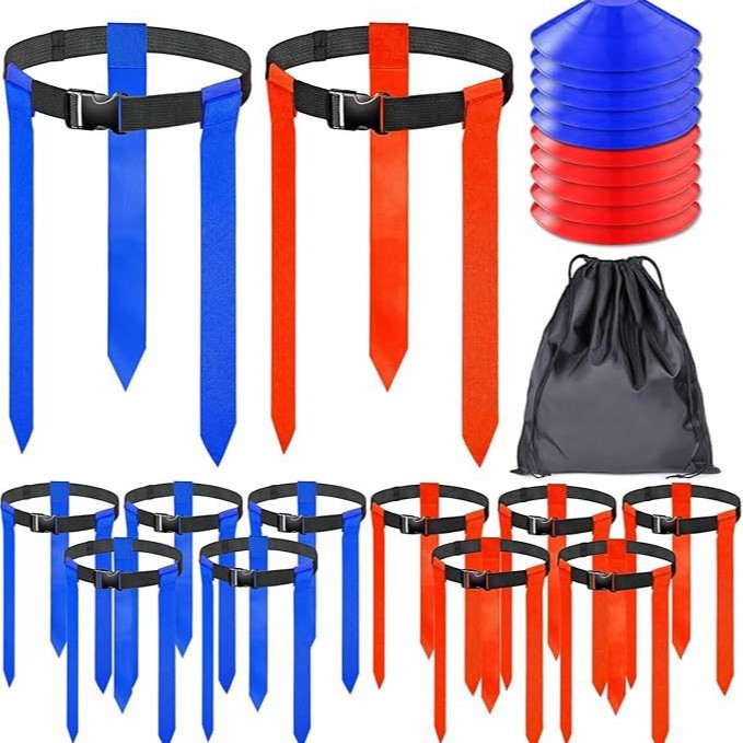 Rugby Waist Flag Flap FlagFootballBelt Outdoor Sports Non-collision Dumping Against Training Flags