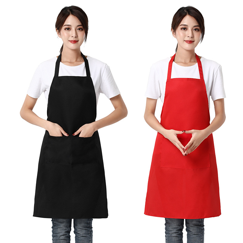 Factory direct advertising apron sleeveless apron apron kitchen non-fading work clothes apron printing LOGO