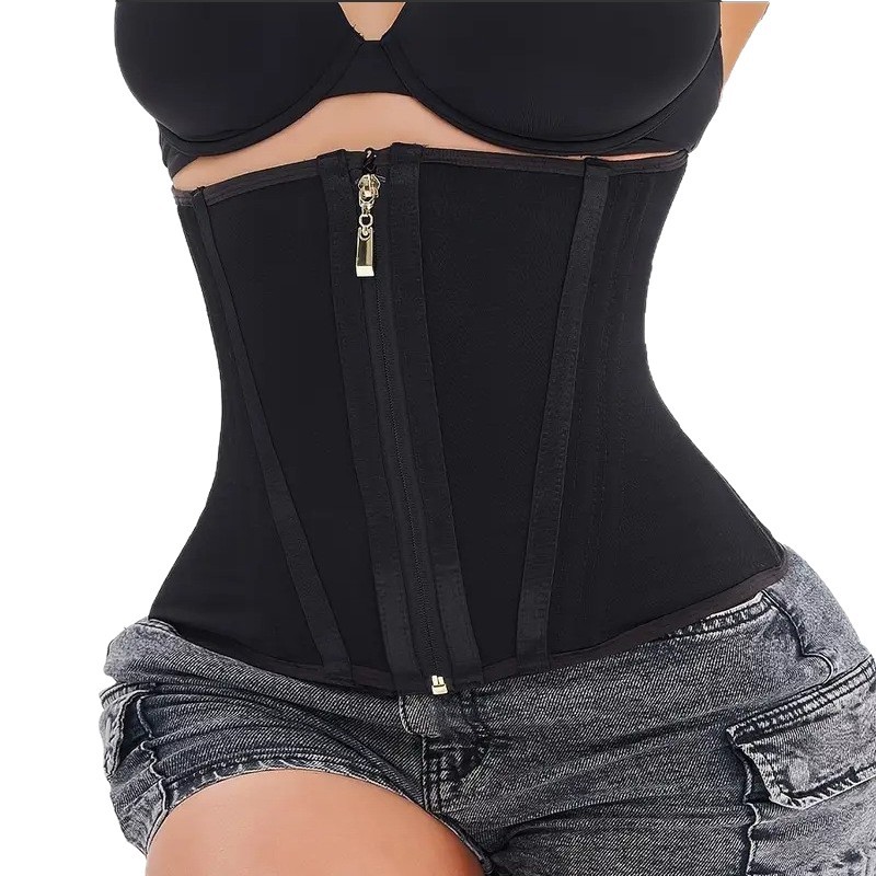 Amazon's New Yoga Corset Fitness Sports Shapewear Buttoned Zipper Breathable Tight Abdominal Belt for Women