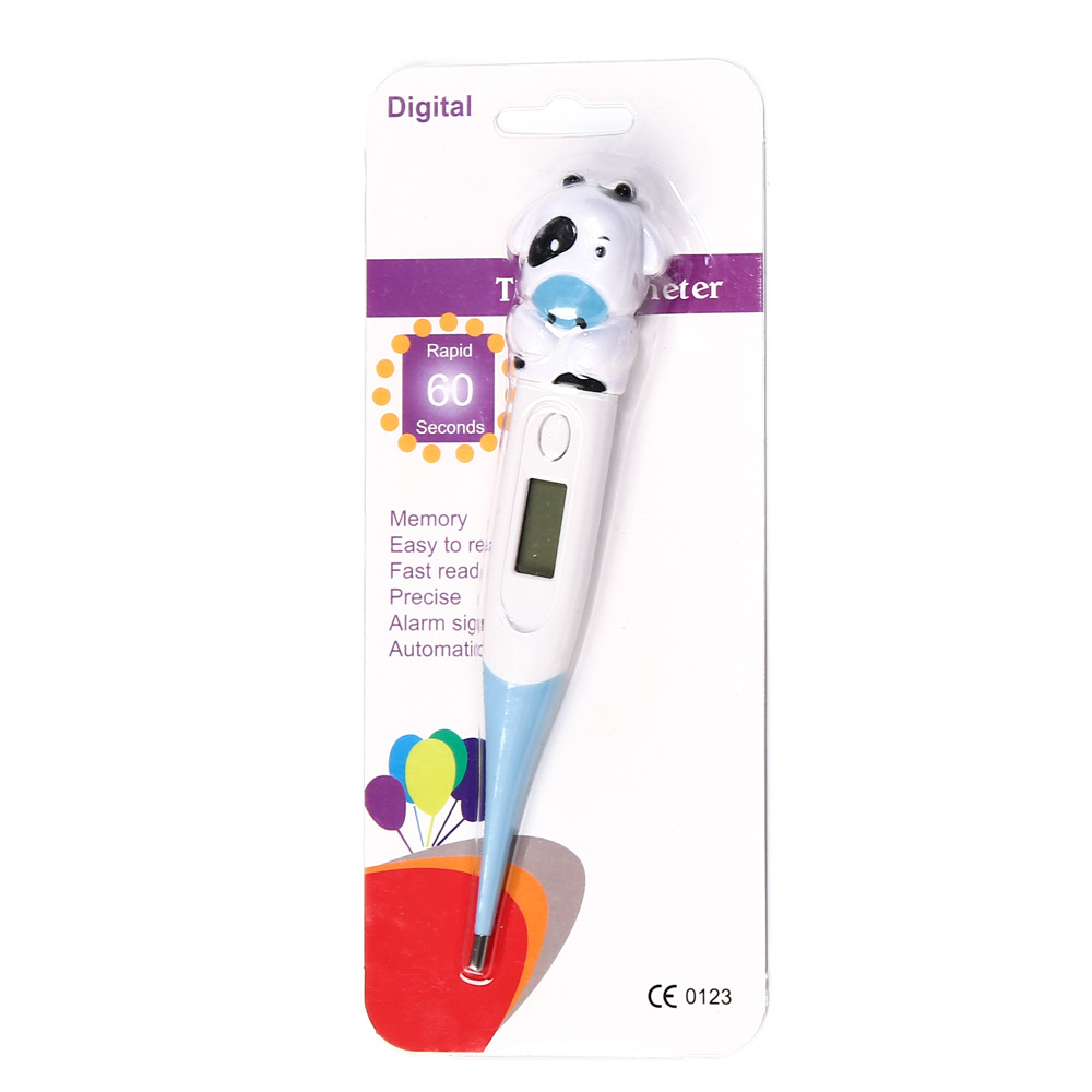 Customized Cartoon Children's Infant Soft-Head Thermometer Mouth and Armpit Dual-Use Electronic Digital Thermometer Home Thermometer
