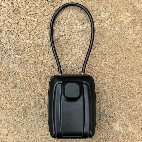 Amazon Cross-Border Factory Waterproof Anti-Theft Button Wire Rope Password Key Box Car Window Hanging Metal Lock Box