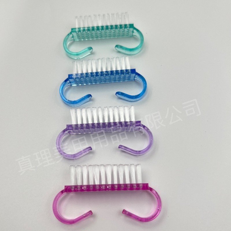 Manufacturer Supplies Translucent Plastic Nail Art Brush, Small Horn Brush, Horn Brush, Nail Brush, Toy Cleaning Tool