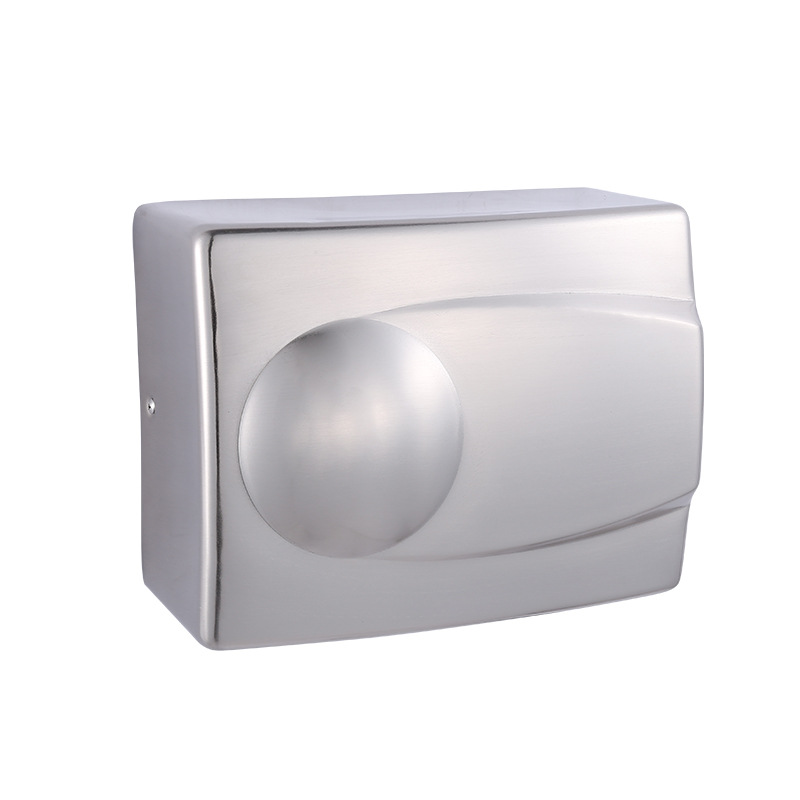 Hotel Special Hand Dryer Iron Plated Brushed Intelligent Induction Hand Dryer Stainless Steel Automatic Hand Dryer