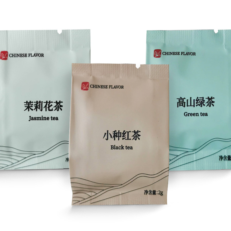 Hotel Black Tea Green Tea Jasmine guest room tea cheap Zhengshan small species independent packaging three-dimensional original leaf tea bag