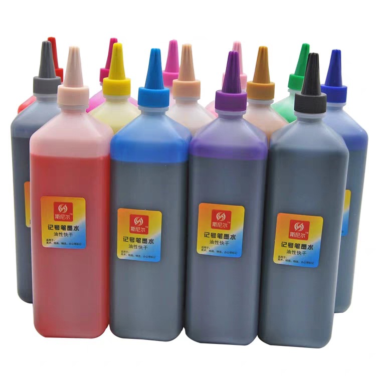 Snier 30 Colorful Oily Marker Ink 200ml Marker Pen Pop Poster Pen Refill Liquid