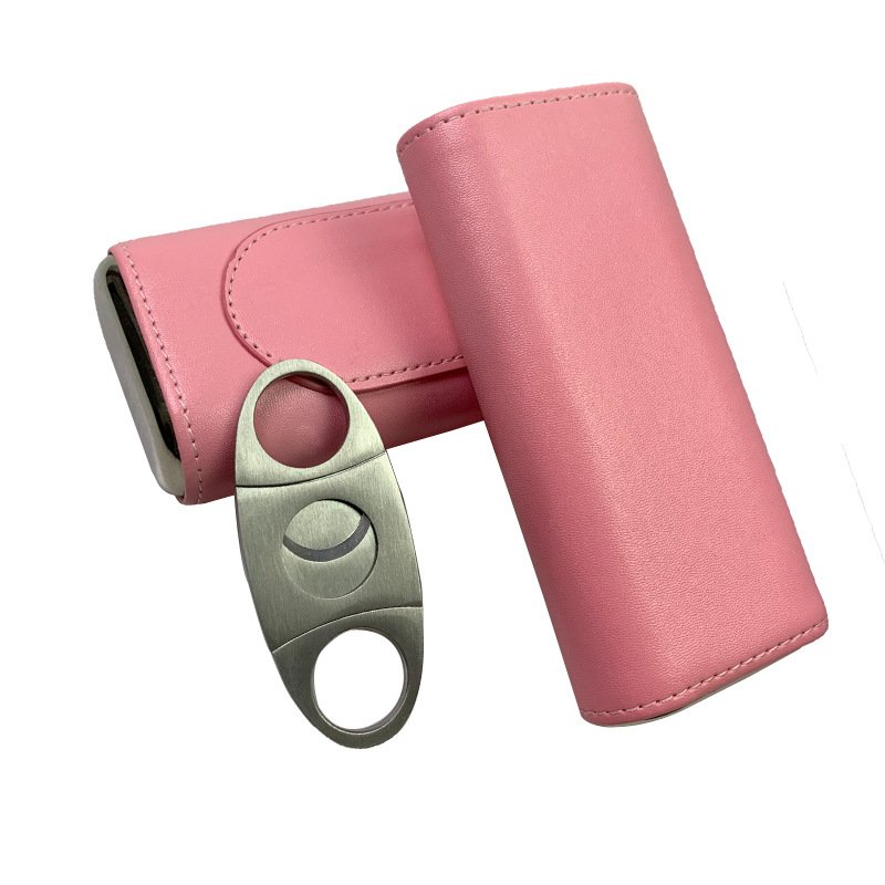 ✅Free Shipping Dongguan Two-end Hardware Cigar Set Cigar Scissors Cigar Moisturizing Box Goya Cedar Wood Storage Box