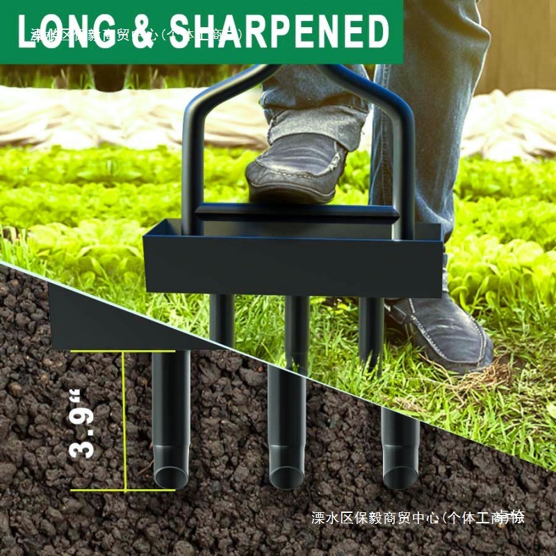 Lawn Perforator Small Planting Soil Loosening Lawn Thickening Gardening Fertilization Grass Drainage Greenhouse Shoe Tool