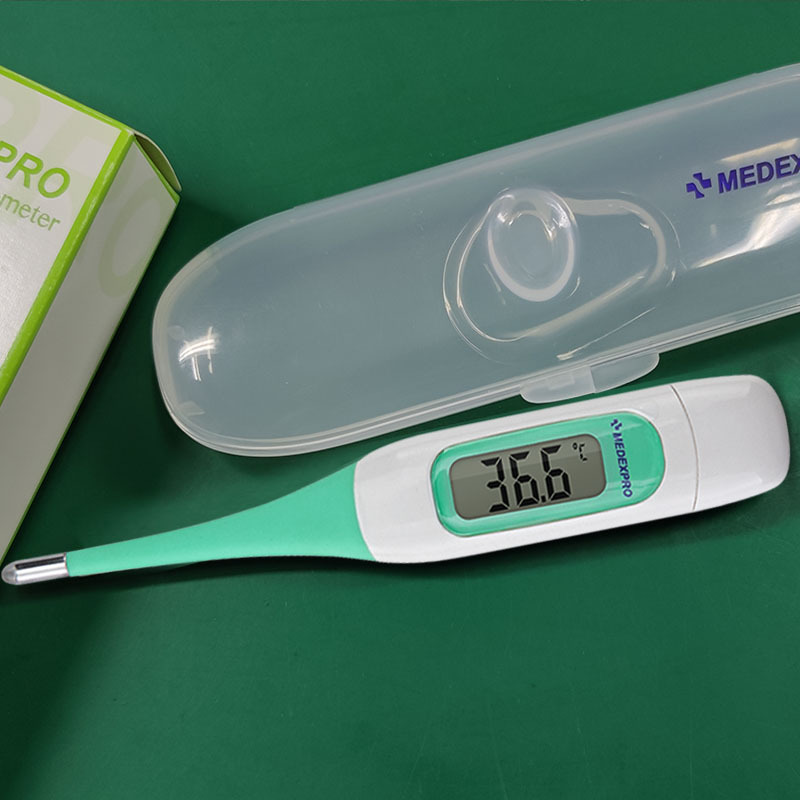 Electronic Thermometer Soft and Hard Head Armpit Oral Cavity Green-Degree Switching Factory Logo Baby Digital Thermometer