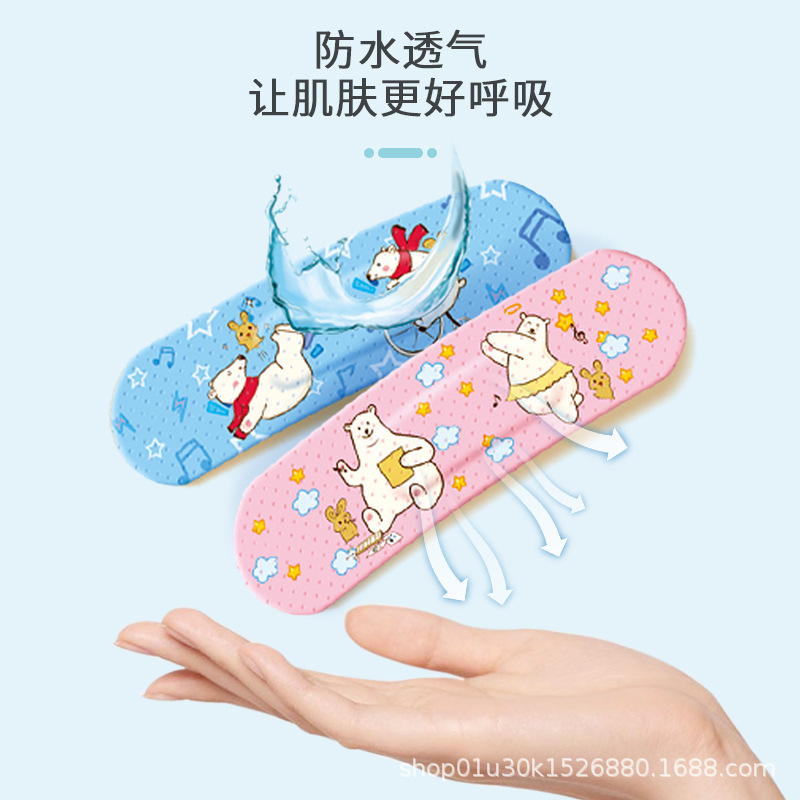 Manufacturer Shangcun Cartoon Cute Hemostatic Patch for Home Use Cute High-Looking Children and Adults Elastic Waterproof Band-Aid