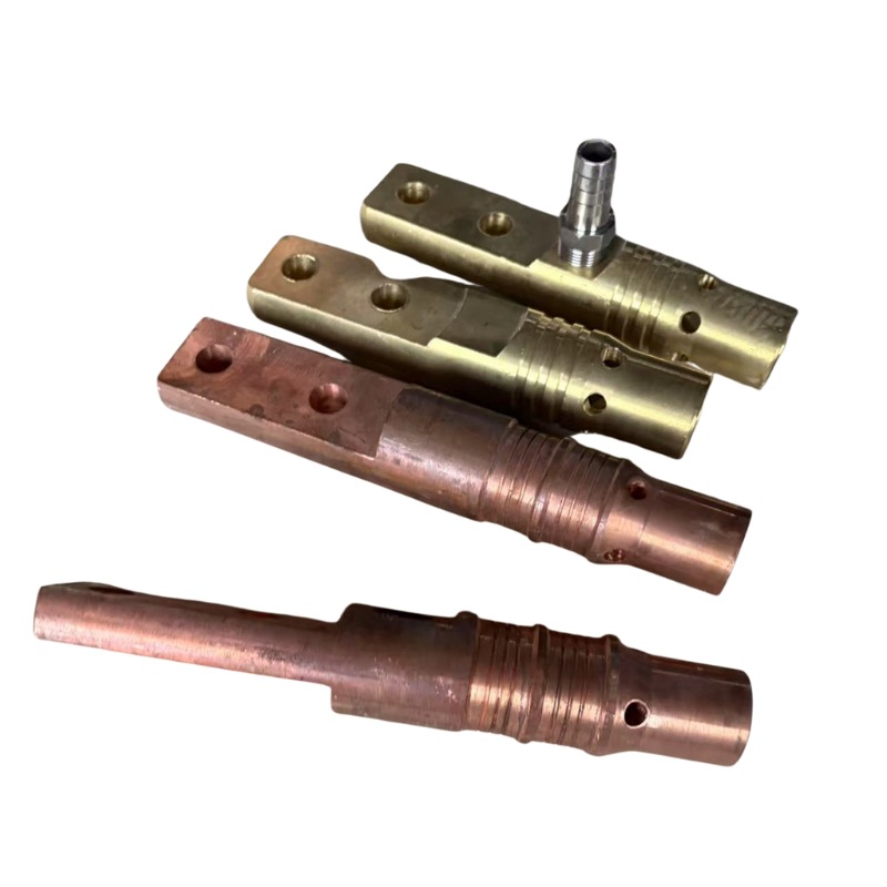 Water-Cooled Cable Head for Medium Frequency Furnace Industrial Grade High Temperature Resistant Copper Core Accessories for Sensor Heating Equipment