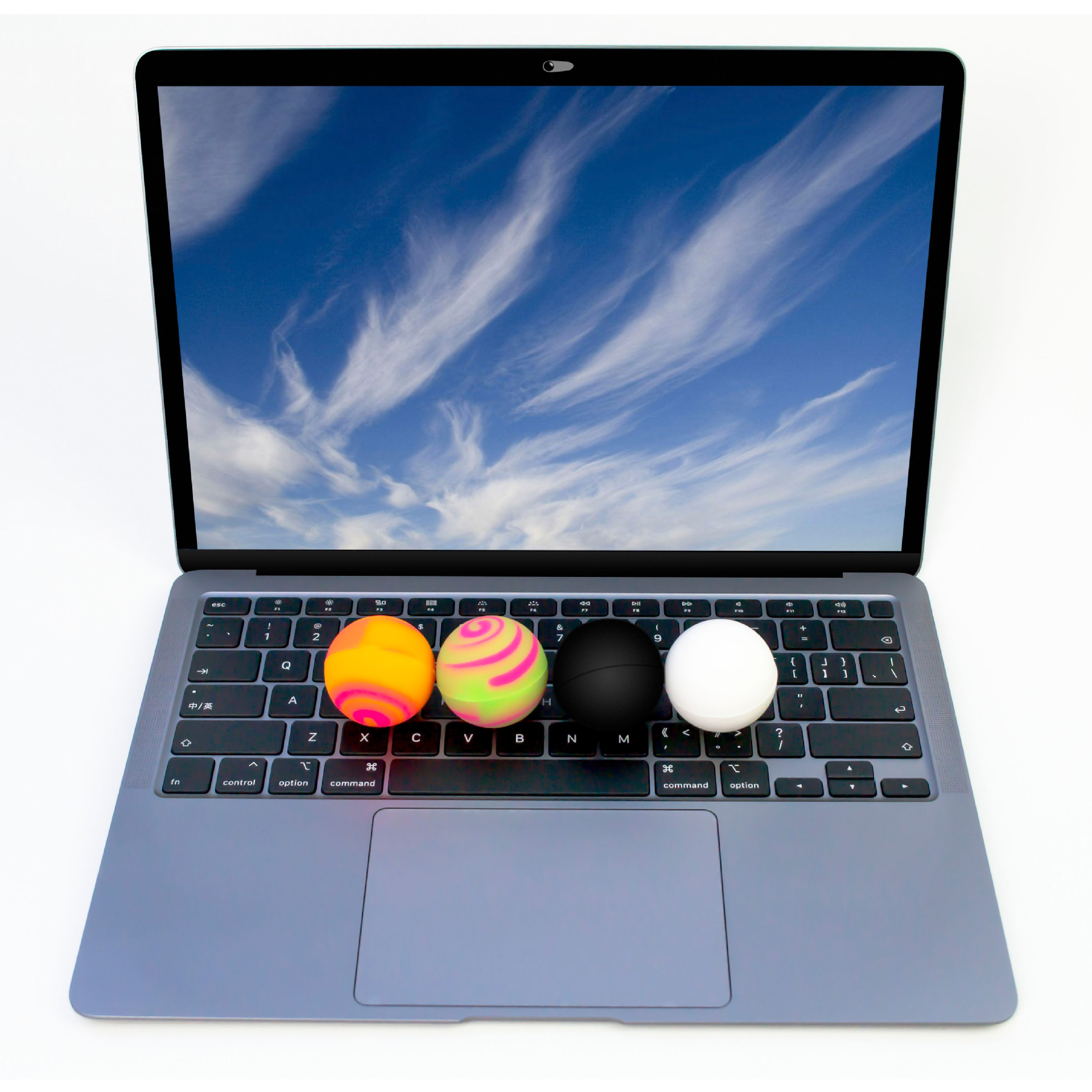 Suitable for Apple Notebook Cooling Pads, Four-Pack Silicone Cooling Pads, Portable Radiator, Anti-Slip Cooling Balls