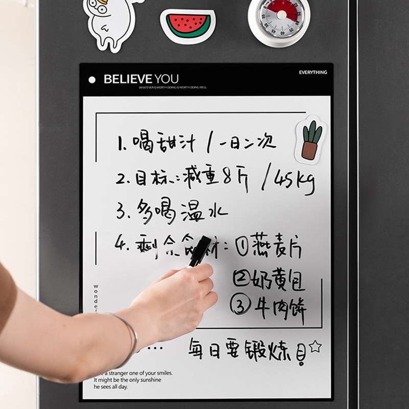 Магнитная доска для заметок, стираемая, маленькая белая доска, магнитная доска для записи