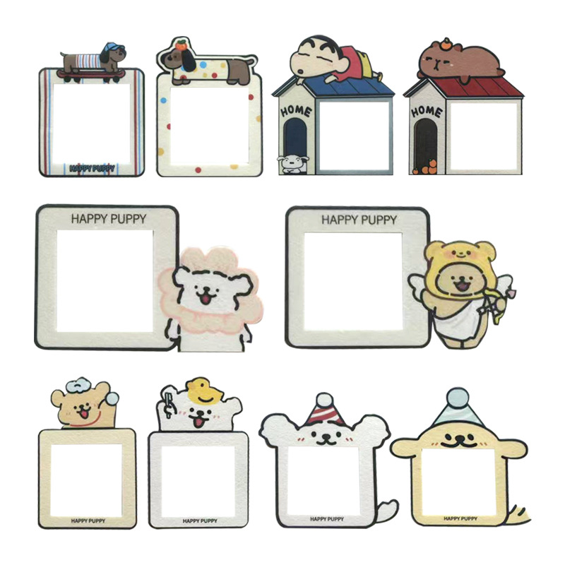 Creative Personalized Felt Switch Sticker Protective Cover Wholesale Cute Dog Animal Element Felt Switch Decorative Sticker