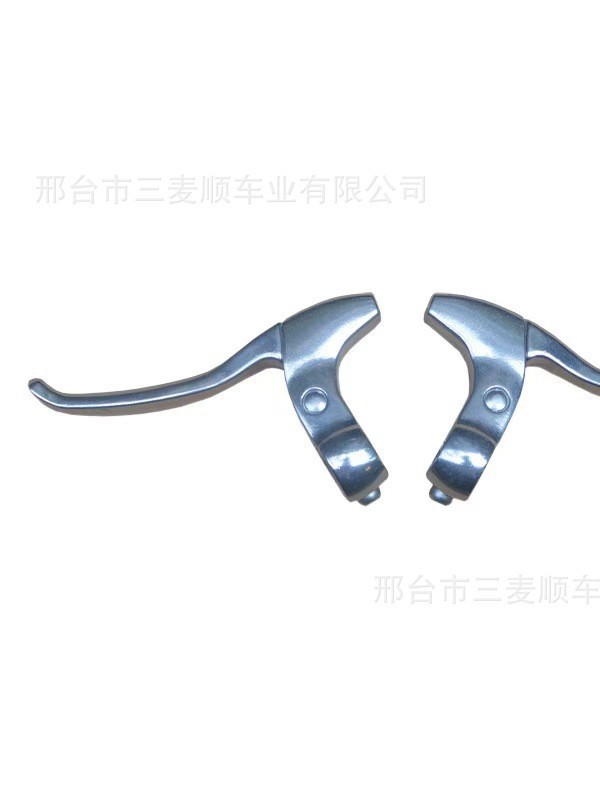 T aluminum alloy bicycle brake handle brake old-fashioned handle handle handle retro silver brake handle folding bike mountain bike