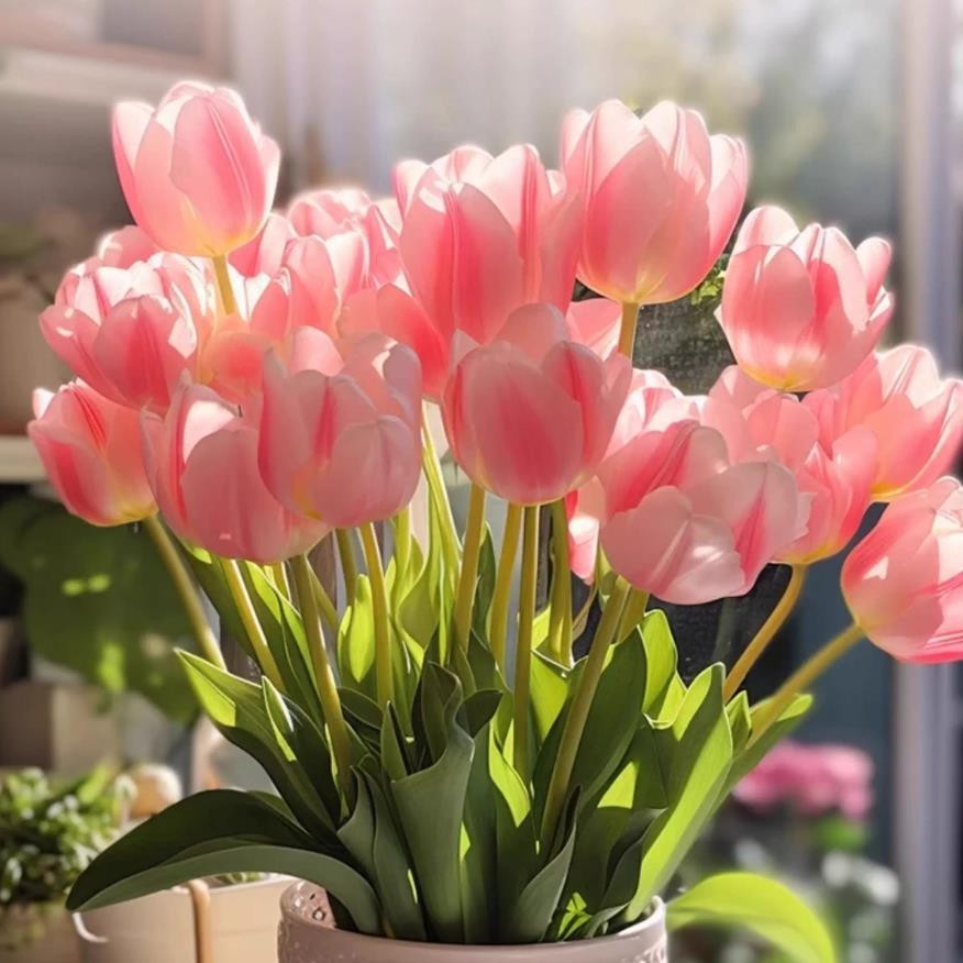 Tulip Bulbs Perennial Flower Seeds Soil Cultivation Hydroponic Indoor and Outdoor Courtyard Planting Flower Bulbs Bulbous Plants