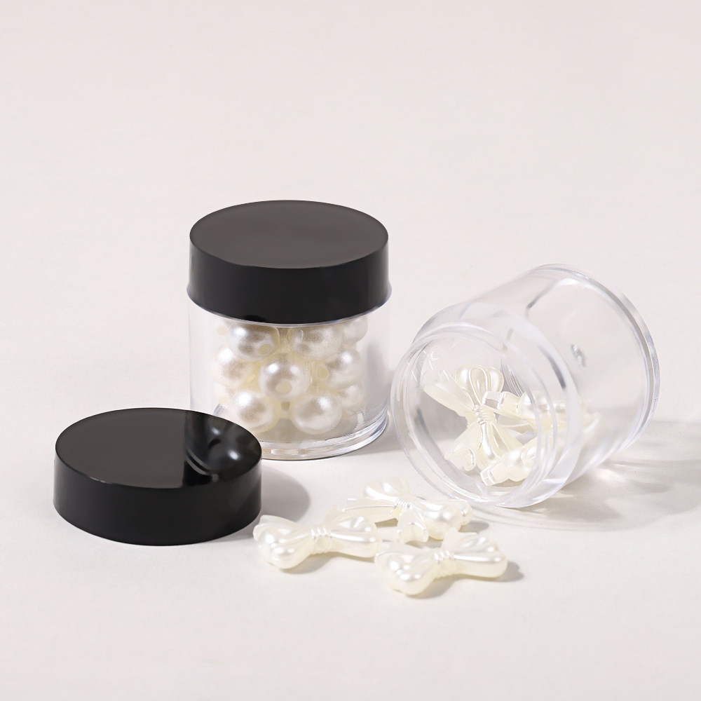 Niche Transparent Glitter Powder Bottled Fashion Nail Art Sequins Storage Bottle Trendy Cosmetics Nail Art Bottled