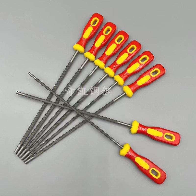 Handle Chain Saw File Cutting Chain Saw File 4.0/4.8/5.5 Electric Chain Saw Small Round File Oil Saw Accessories Cutting Saw File