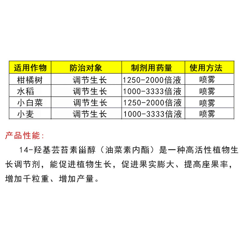 Shuofeng 481 Flower Fruit Brassinolide Plant Growth Regulator Antidote Harm Flowers and Vegetables Flower and Fruit Preservation