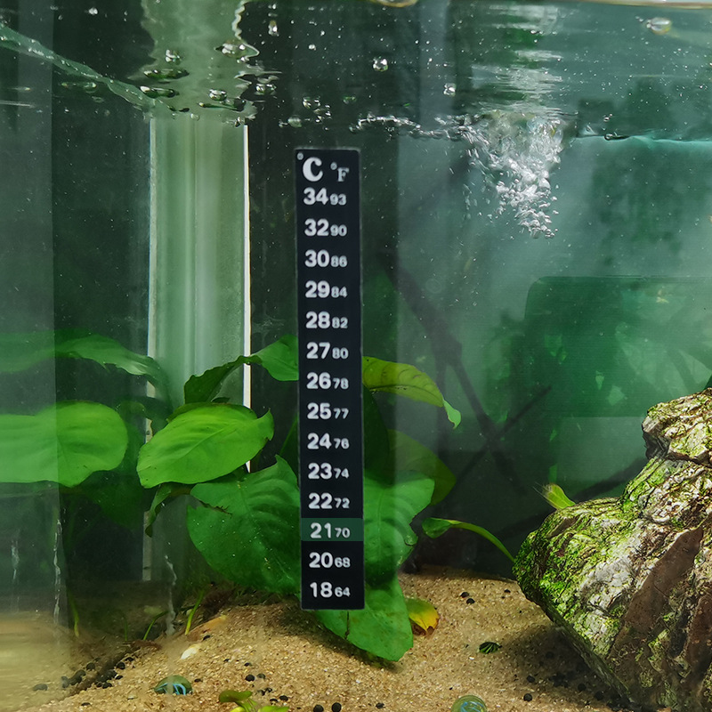 10-40 degrees Celsius aquarium fish tank temperature sticker temperature sticker induction type water tank fish tank special water temperature measurement sticker
