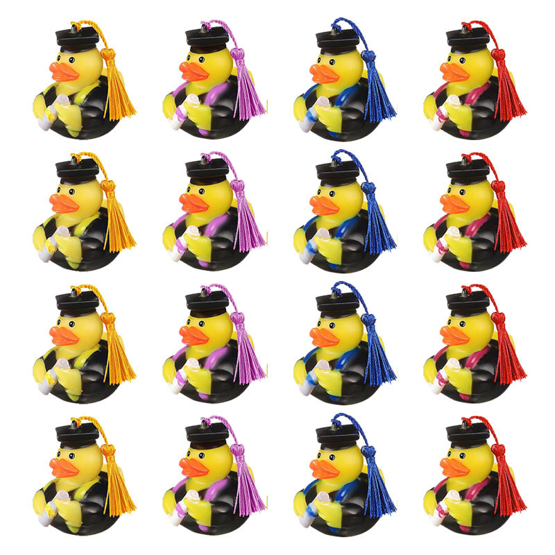 Popular Graduation Season 24 Pieces Graduation Duck Doctor Duck Vinyl Duck Bulk Duckling